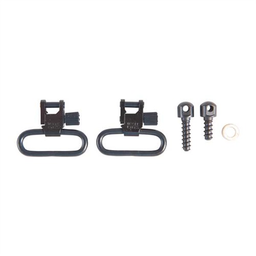 Uncle Mike's QD Swivels 115 RGS 1.25 in. Wood Screw Type Blued