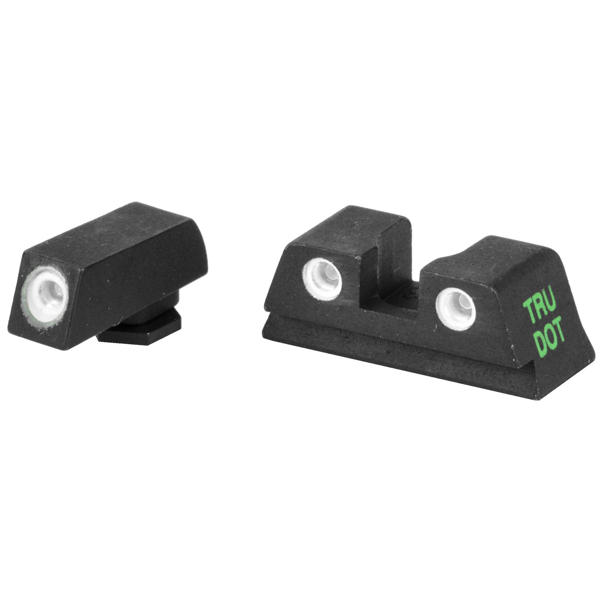 Meprolight Tru-Dot Adjustable Sights Glock 42 43 Green Tritium White Outline