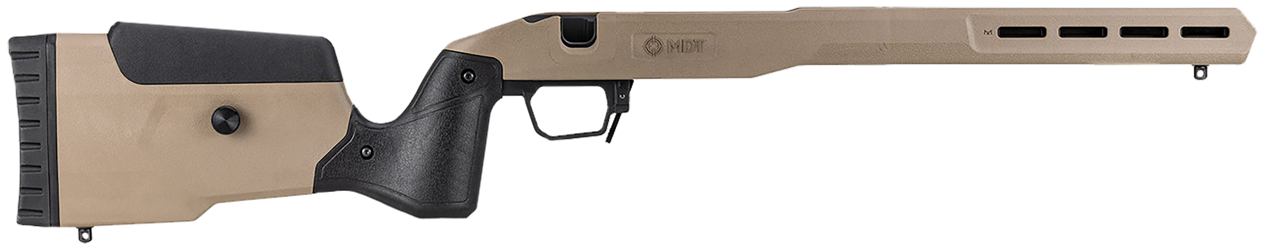 MDT Field Stock Ruger American Short Action 13.50-14.50 in Flat Dark Earth