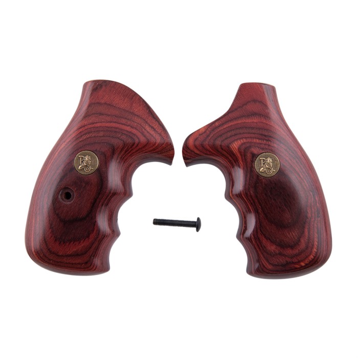 Pachmayr Renegade Wood Laminate Revolver Grips for SW K L Frame