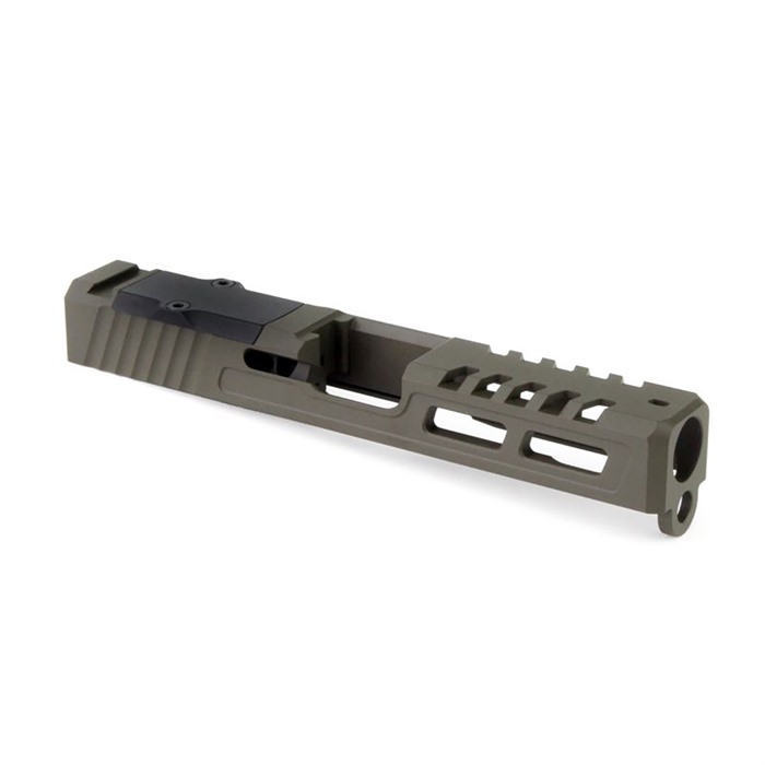 Zaffiri Precision Rts G19 Zps2 Slide Olive Drab Optics Cut for Glock 19