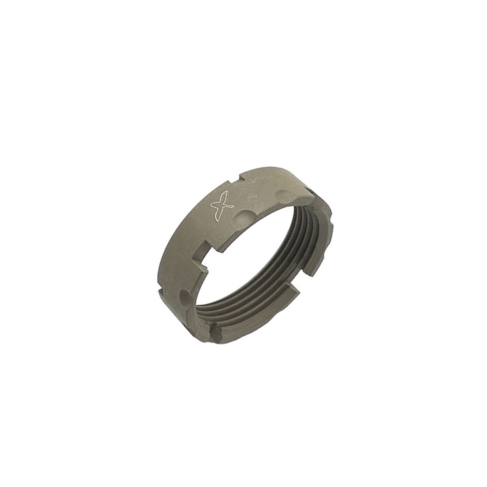 Forward Controls Design AR-15 Billet Castle Nut Burnt Flat Dark Earth Aluminum