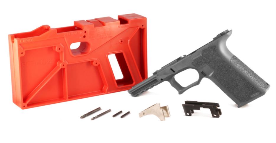Polymer 80 Pf940 80% Full Size Frame Kit V2 Gray Glock 17 22 34 17L