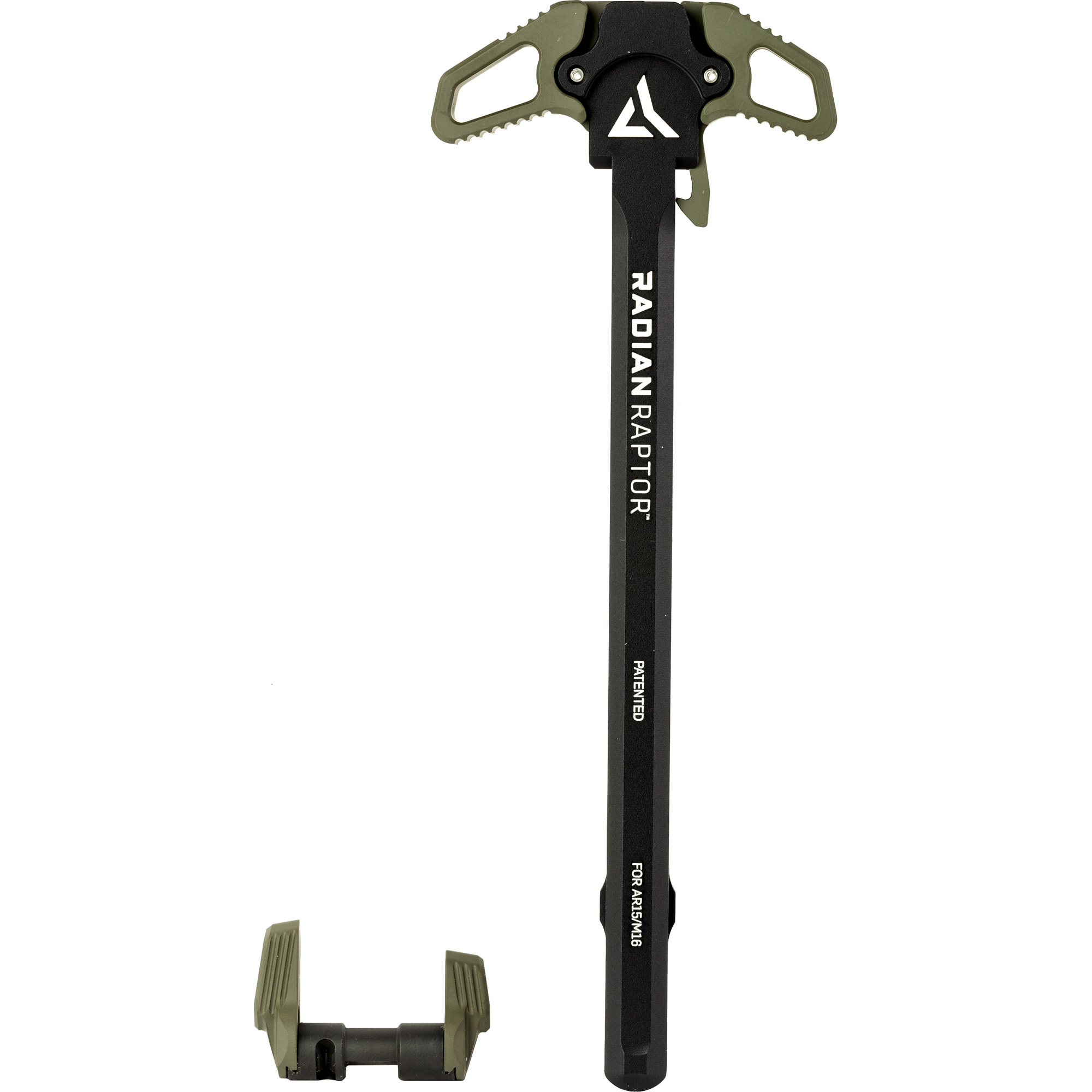 Radian Weapons Raptor Charging Handle and Talon Safety Olive Drab Green Ambi Controls