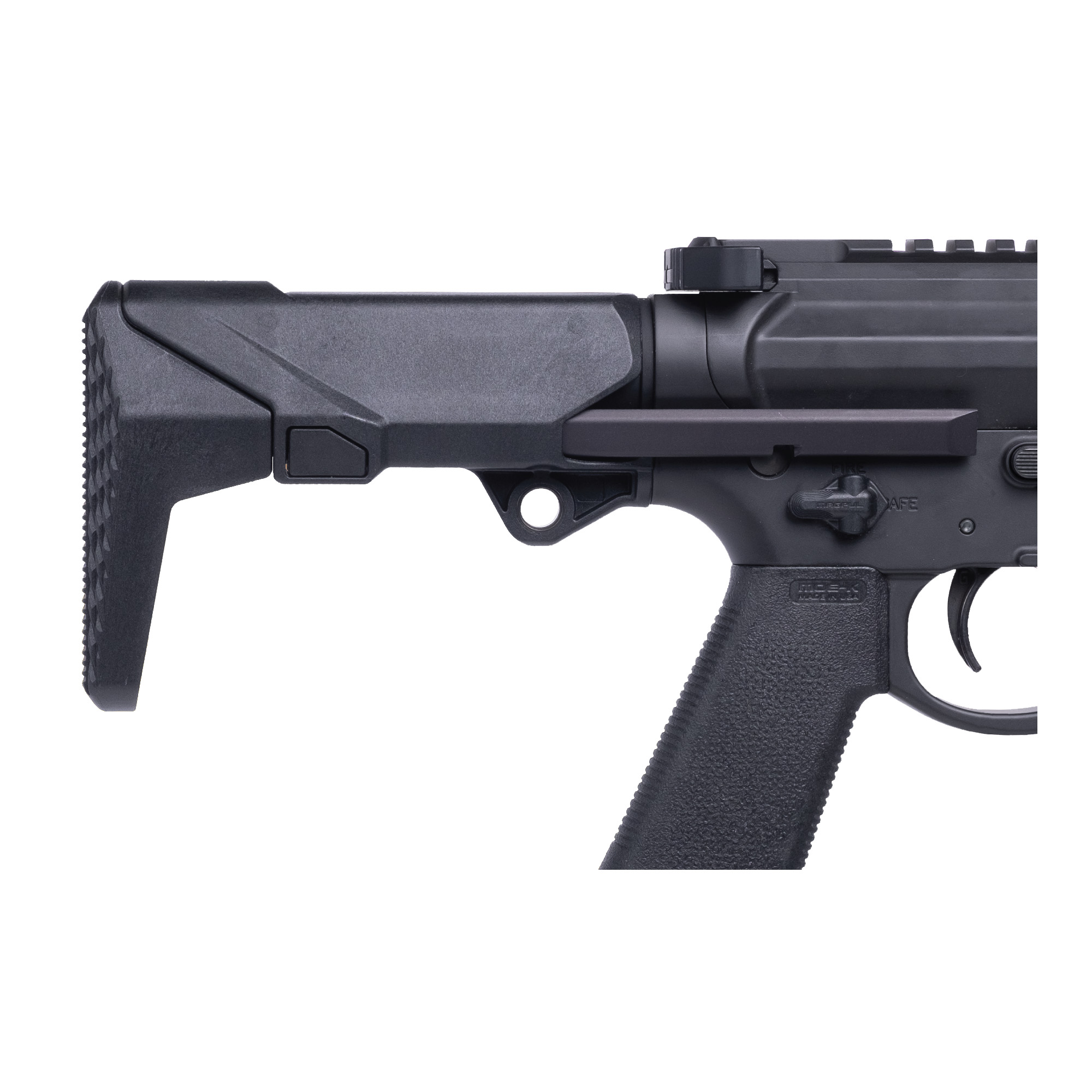 Q LLC Shorty Stock Mil-Spec AR/M4 Two-Position Adjustable Stock Assembly