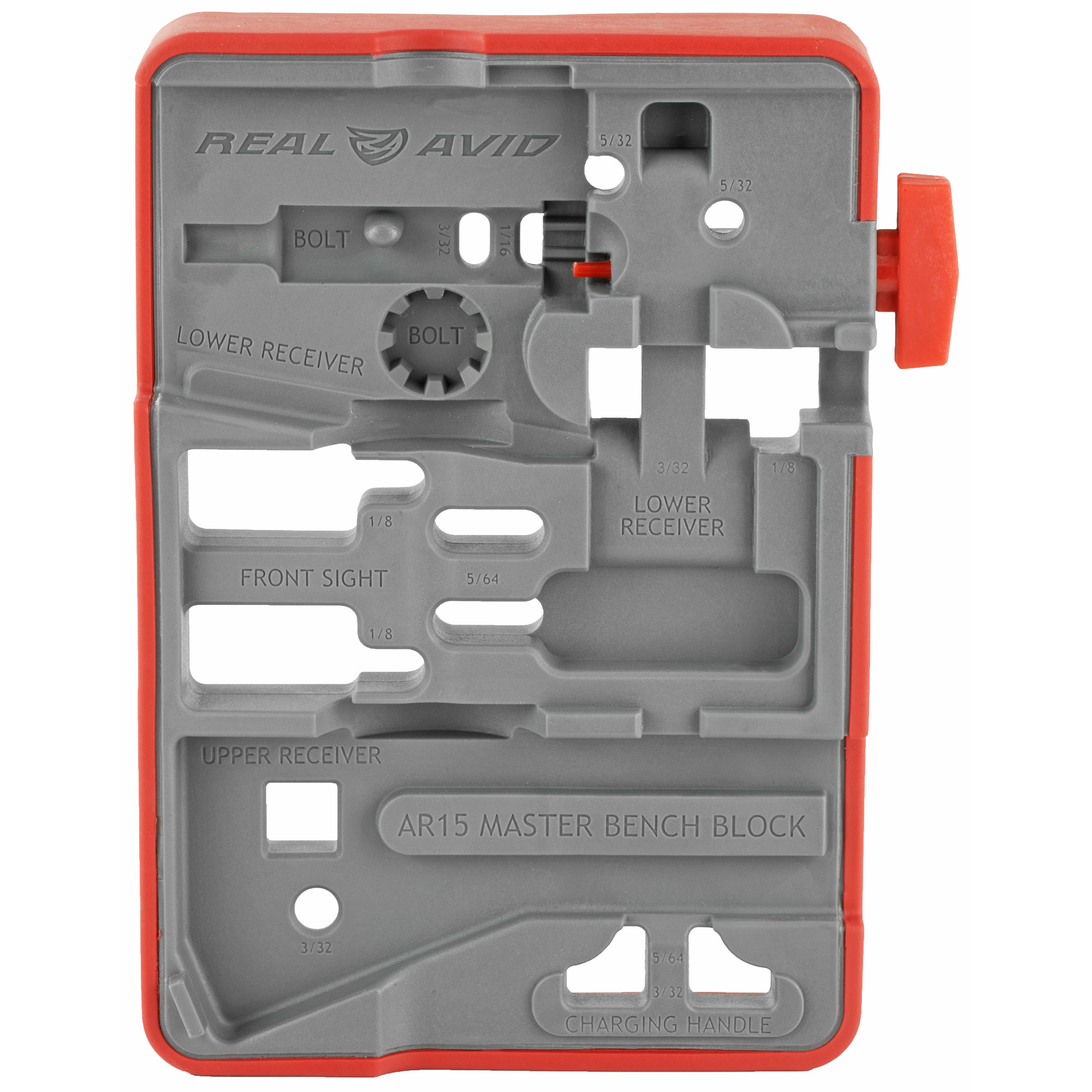 Real Avid AVAR15MBB Master Bench Block Black Polymer Resin AR Platforms