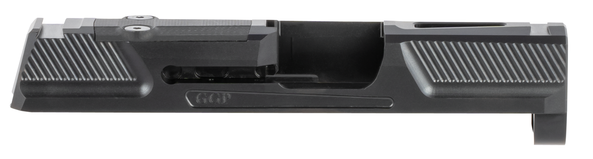 Grey Ghost Gear GGP365BLK2 Slide 17-4 Stainless for Sig P365 Optic Cut RomeoZero RMS-C