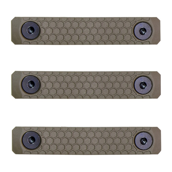 Slate Black Industries Grip M-LOK Panels 2 Slot Flat Dark Earth AR-15 Polymer