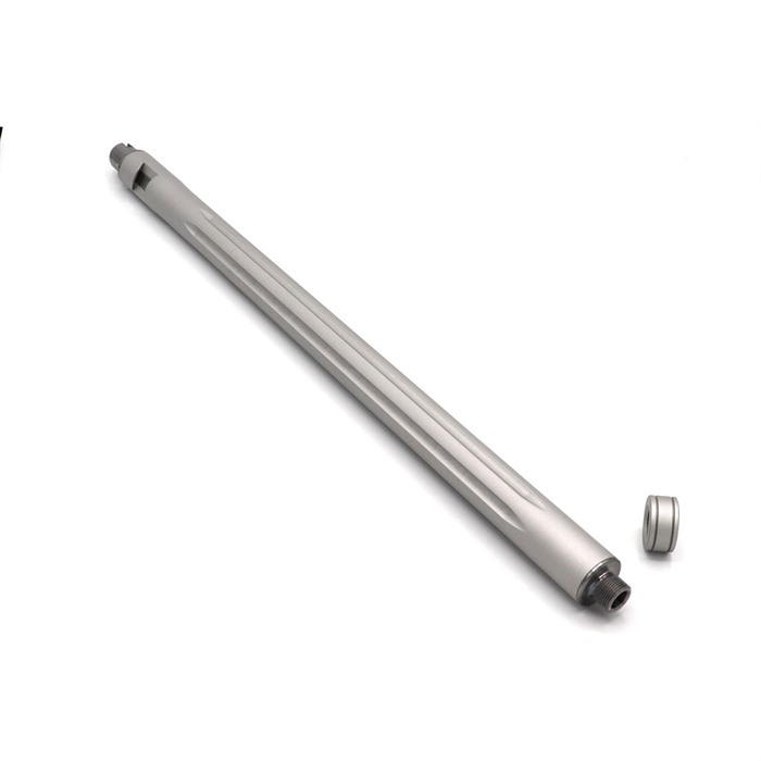 Kidd Lightweight Bull Fluted 16 Barrel Ruger 10/22 Silver 22LR 1/2-28