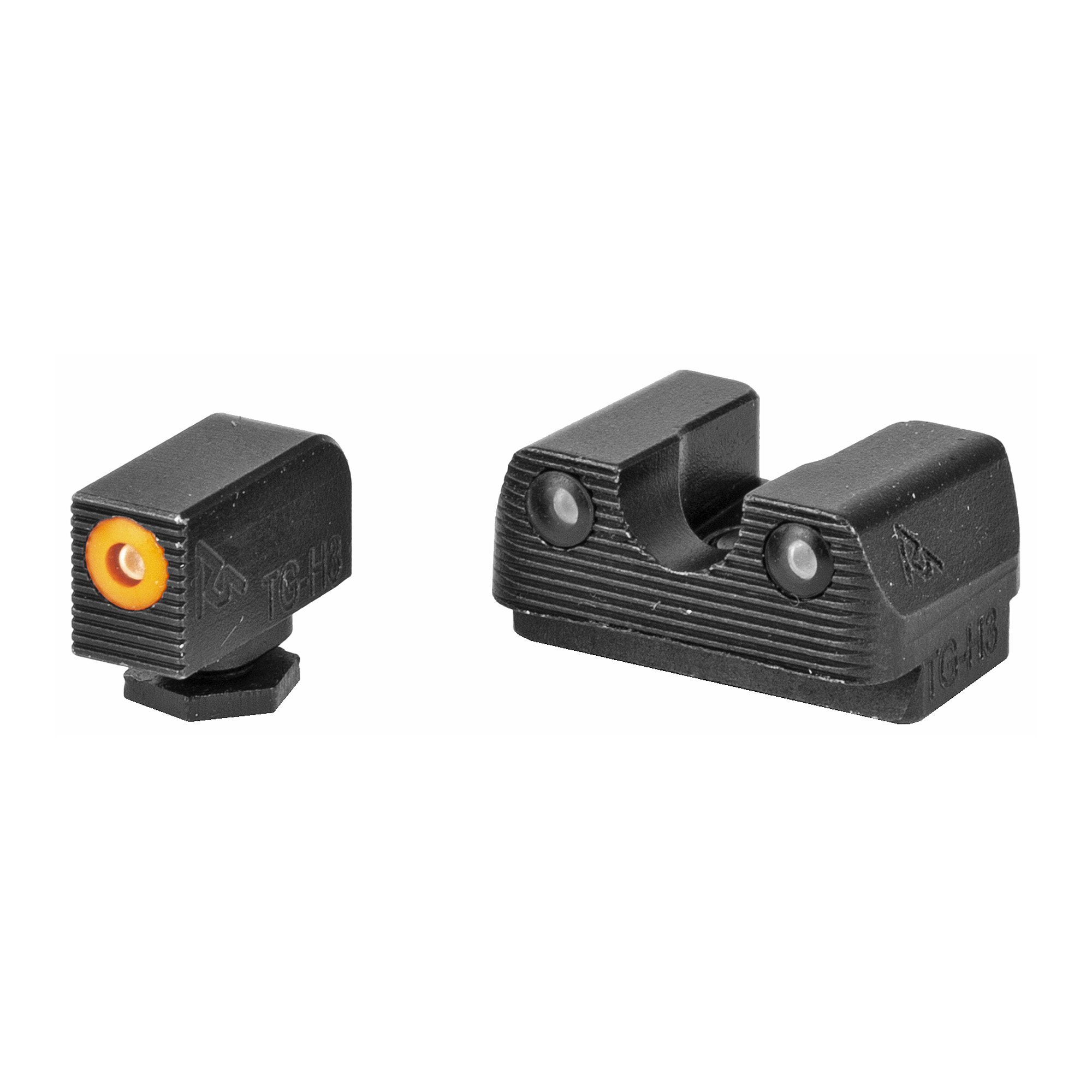 Rival Arms Ra1a231g Glock 17/19 Green Tritium Front Orange Outline Rear Sight