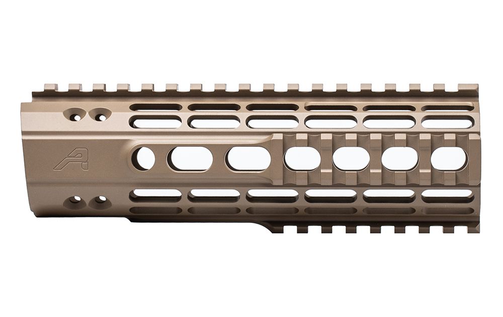 Aero Precision Gen 2 Enhanced Quad Rail AR15 Handguard FDE Cerakote 7 Inch