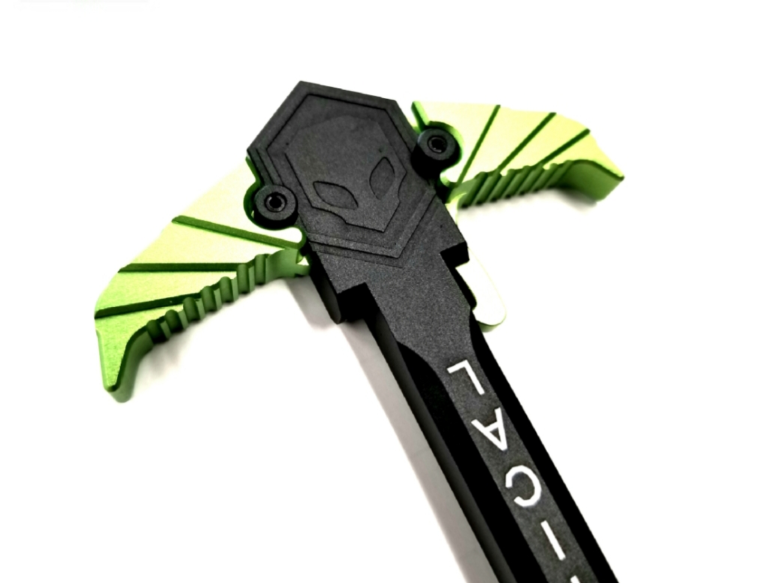 Alien Armory Tactical Gravity Ach Ambi Charging Handle Green 7075 Aluminum