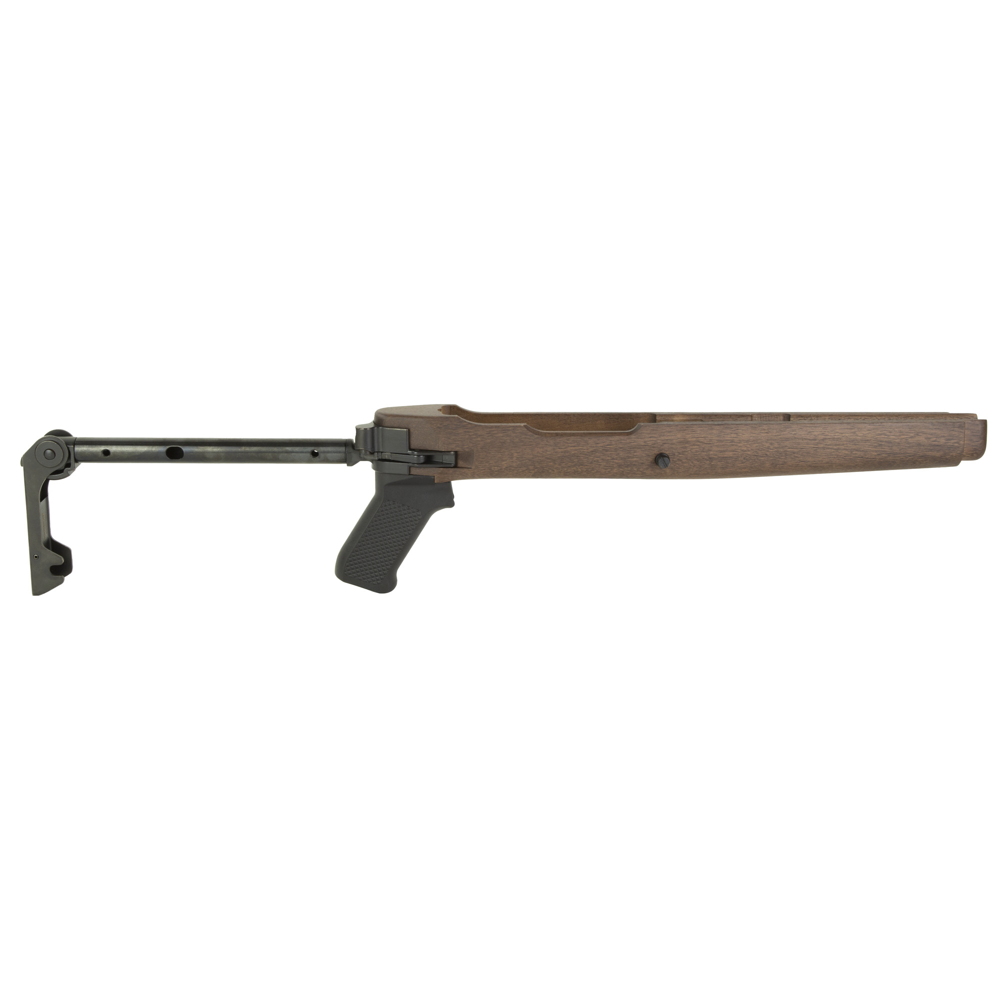 Samson Folding Stock Ruger 10/22 12.50 in Length of Pull Walnut Finish Steel Core Polymer Grip