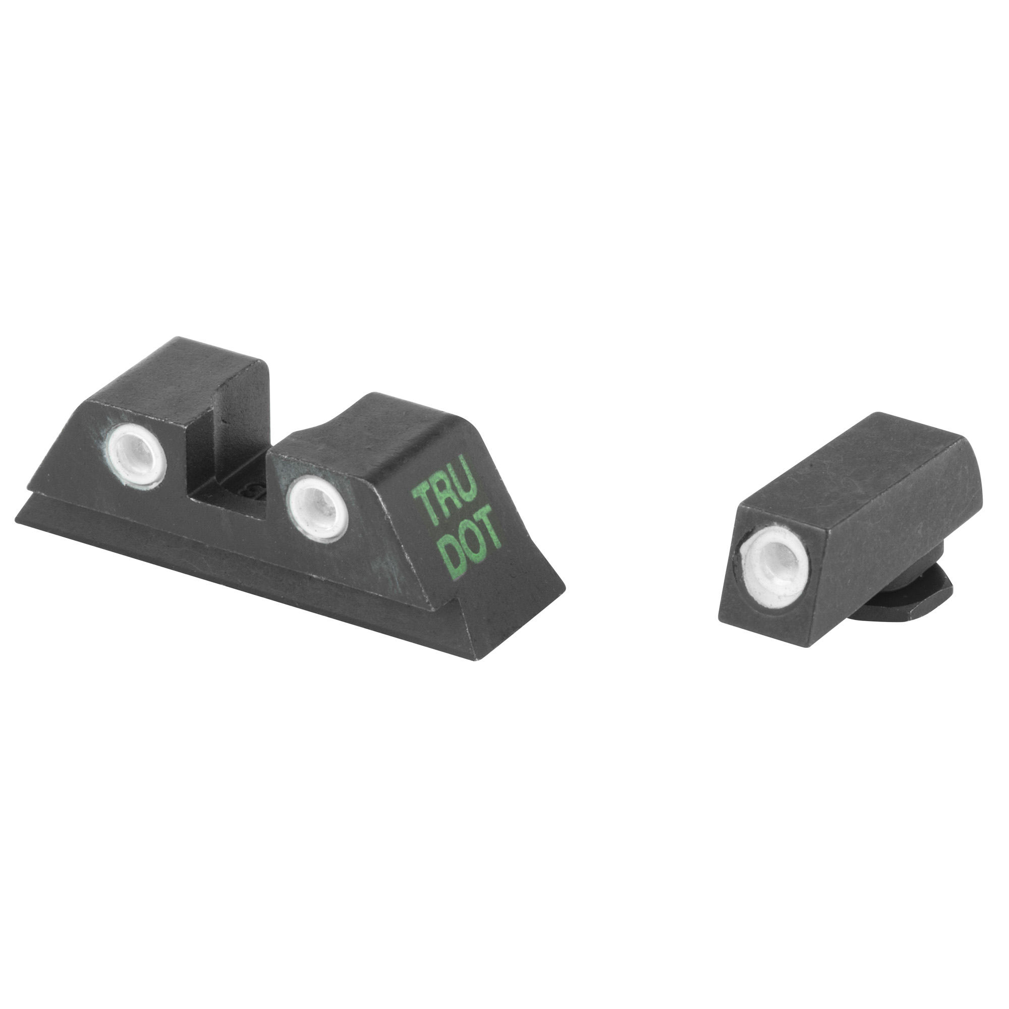 Meprolight Tru-Dot Green Tritium WhiteOutline FrontRear Sights Glock17 19 22 23