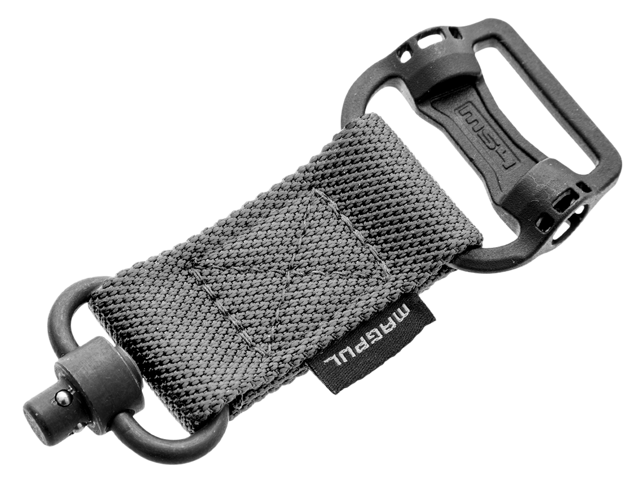 Magpul MS1/MS4 Sling Adapter Steel Manganese Phosphate Stealth Gray Nylon Webbing