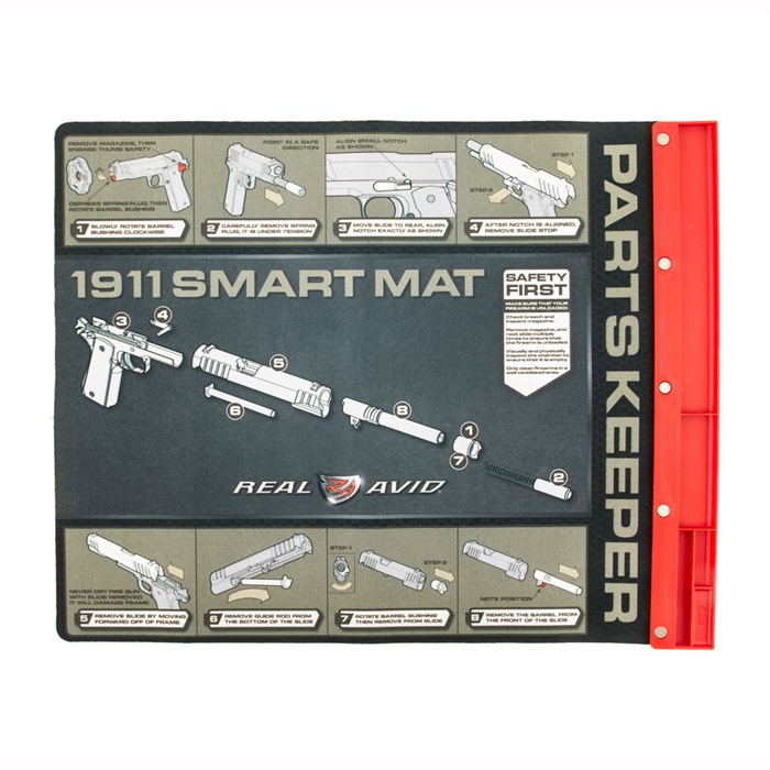 Real Avid 1911 Smart Mat 19" x 16" Cleaning Mat with Parts Tray