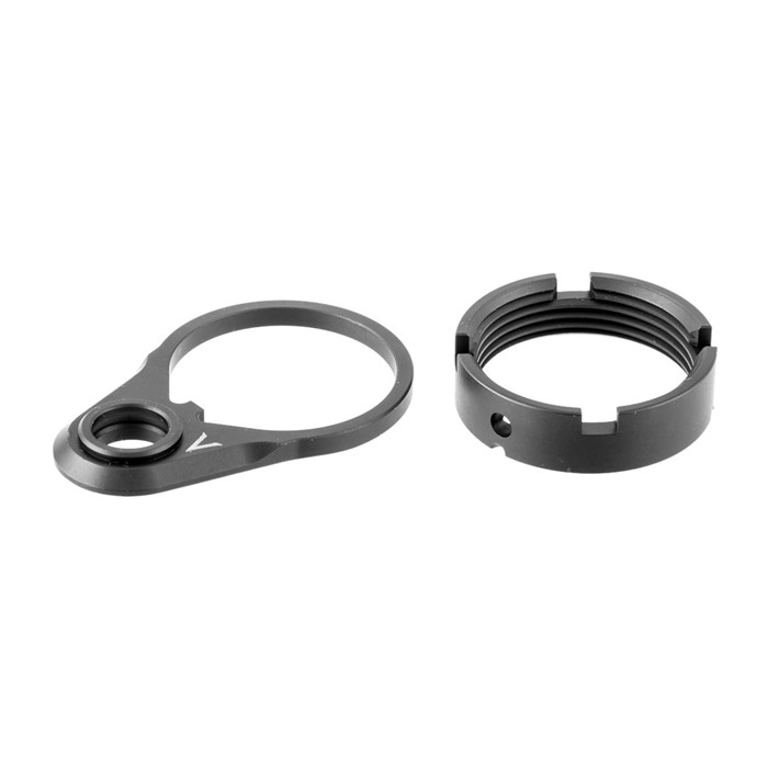 V Seven Weapon Systems AR-15 QD Endplate Castle Nut Combo Titanium