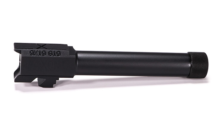 Faxon Firearms Glock G19 Threaded Barrel 4150 Steel Nitride Finish
