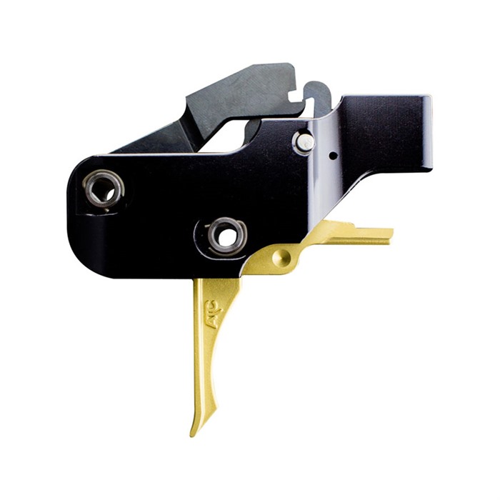 American Trigger Corporation Ar Gold Flat Trigger Adjustable Ar-15 Drop-In