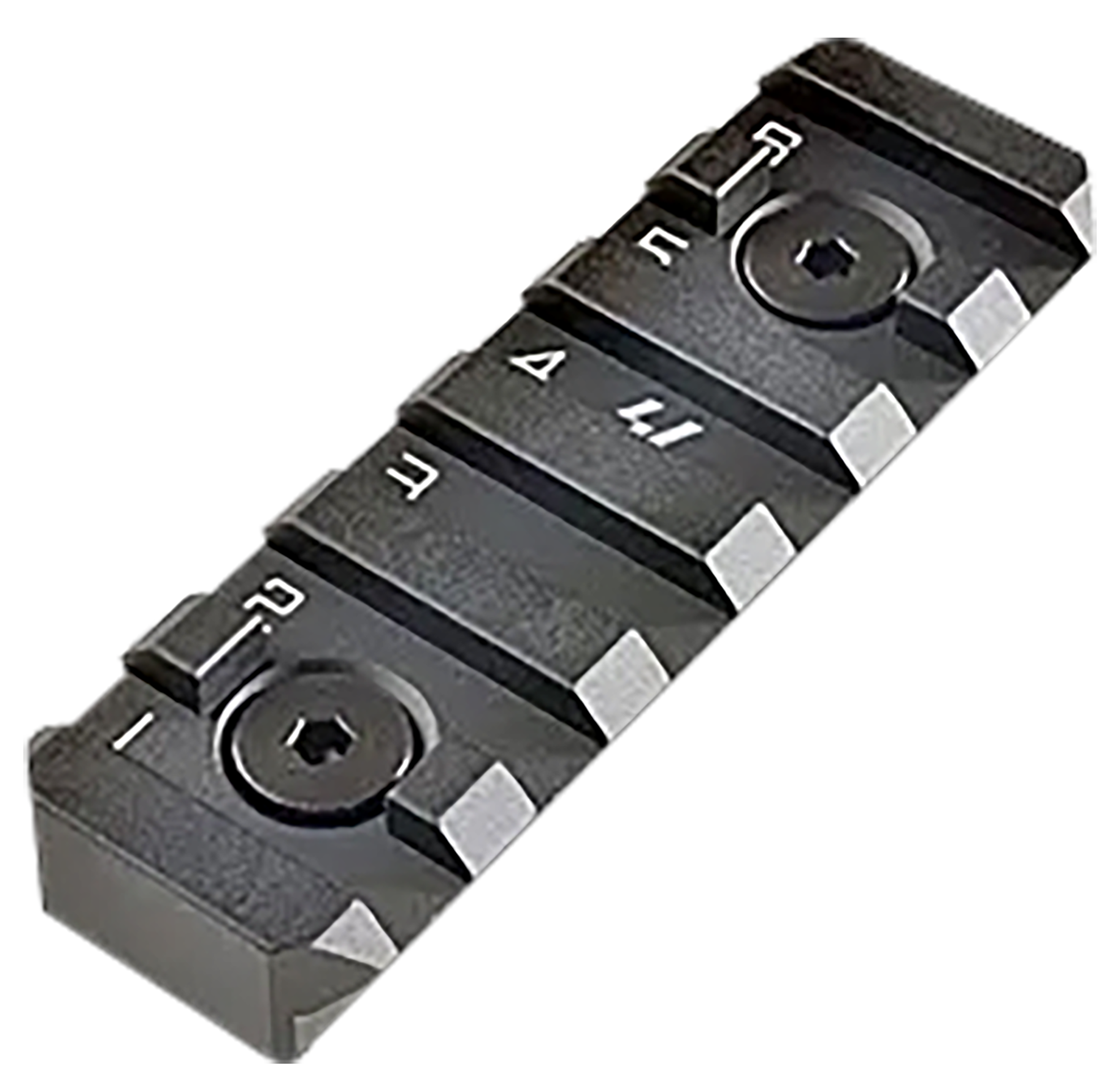 Strike Industries LINKRS6BK MLOK Rail Section 6 Slots 6061 T-6 Aluminum 2.55 Inches