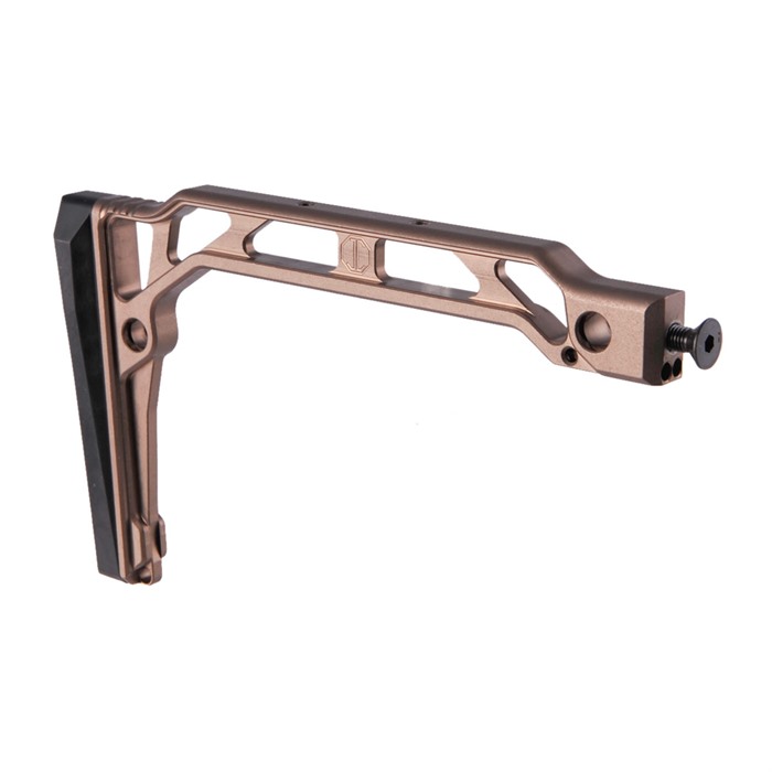 Jmac Customs SS-8R Tan Skeleton Stock Rise 8 Inch for AR-15