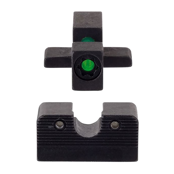 Trijicon Night Sight Set Green Tritium Fiber Front Green Outline Rear XD-S XD-E