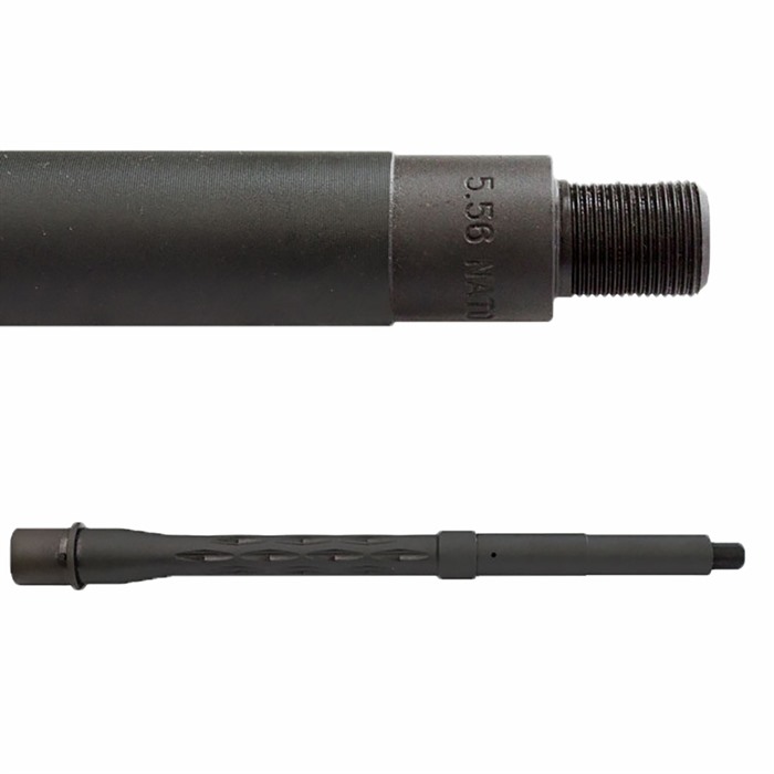 Yankee Hill Machine AR-15 10.5'' Threaded Fluted Barrel 1-8 Twist Melonite QPQ