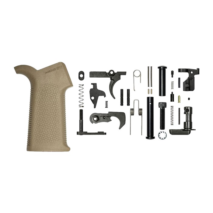 Aero Precision M5 Lower Parts Kit with MOE SL Grip for AR-308 FDE