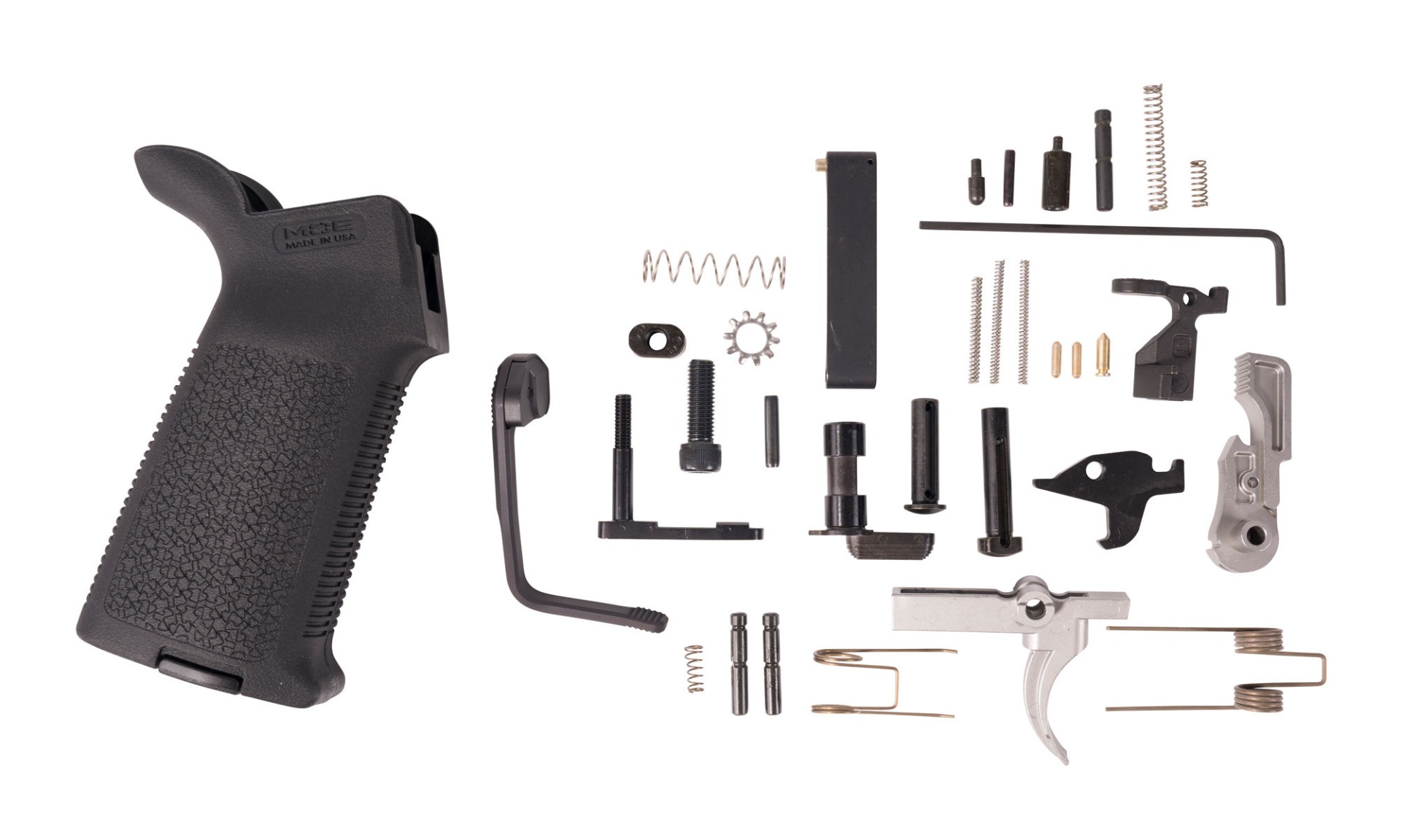 Aero Precision Anderson AR15 Lower Parts Kit Premium Magpul MOE Grip B.A.D Lever
