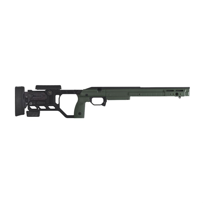 Kinetic Research Group Whiskey 3 Tikka T3x Chassis Fixed Stock Sako Green for Tikka T3x