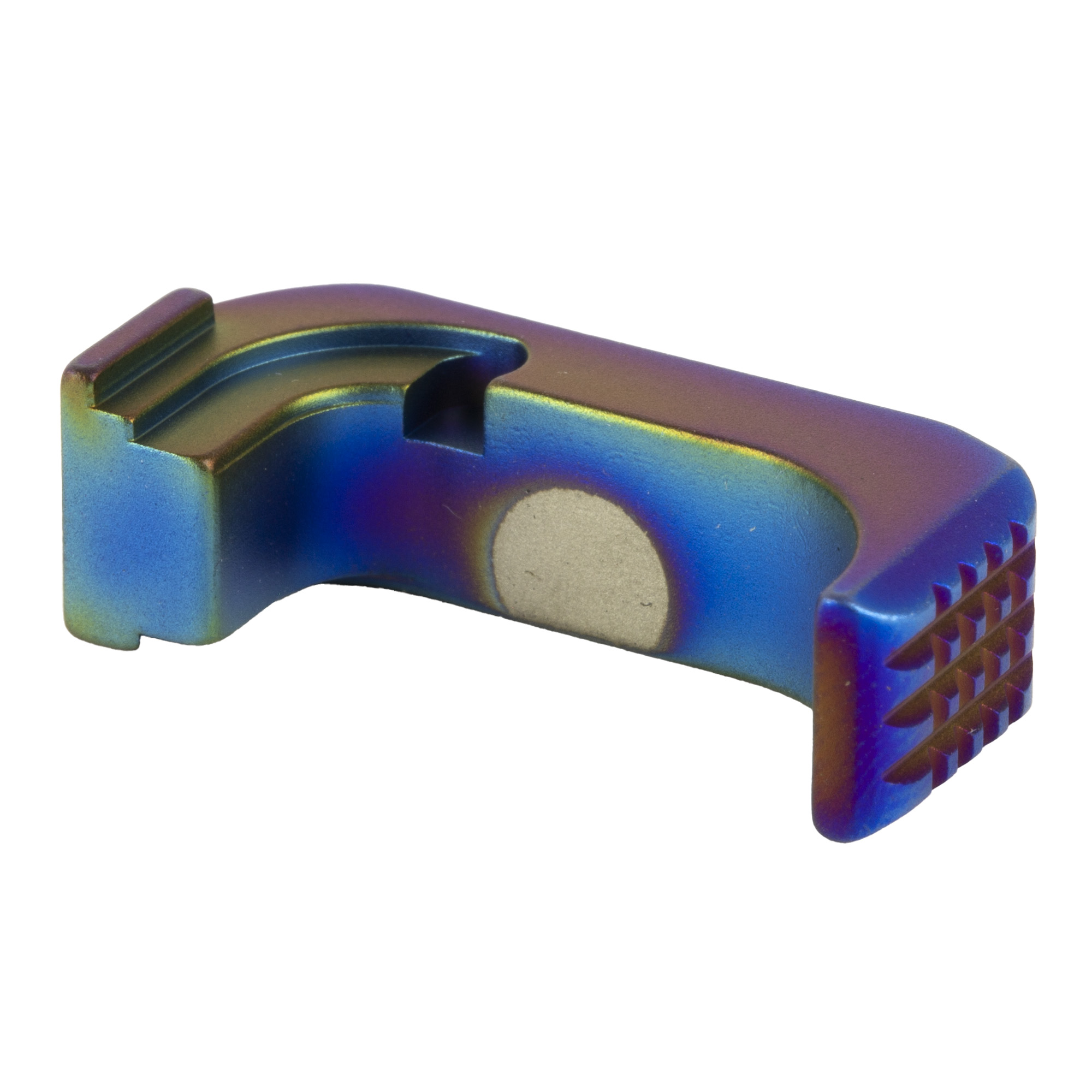 Shield Arms Premium Mag Release Glock 43X 48 Right Hand Rainbow Anodized