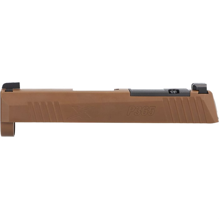 Sig Sauer P365X Slide Assembly Micro Optics Cut Coyote Tan Nitride XRAY3 Sights