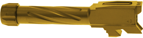 Rival Arms Precision V1 DropIn Barrel Glock 43 3.41in 416R Gold PVD