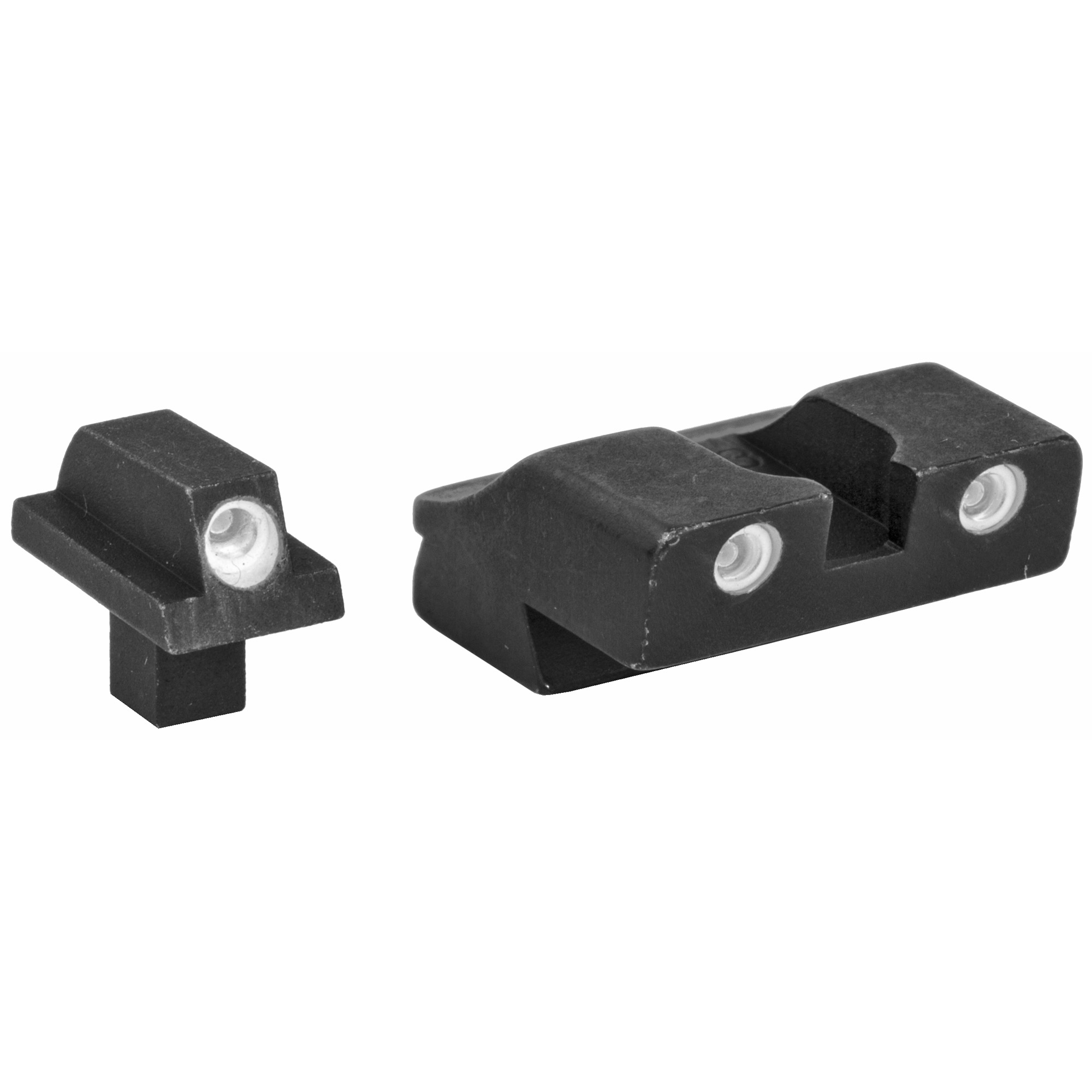 Meprolight Tru-Dot Green Tritium White Outline Front Rear Sights Colt 1911