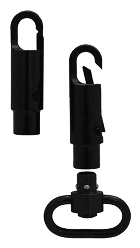 GrovTec US Inc GTSW269 Snap Hook Swivel Adapter Push Button Black