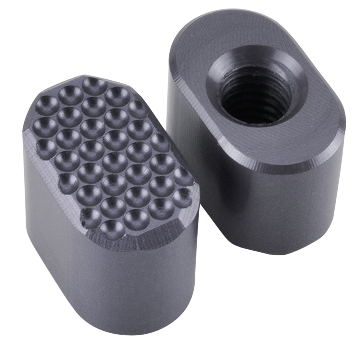 Phase 5 PMR Dimpled Magazine Release Gray Aluminum Mil Spec for PMR Platforms