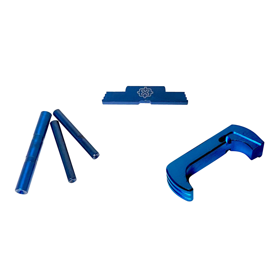 Cross Armory Crg5okbl Glock Gen5 Extended Kit Blue Aluminum Steel