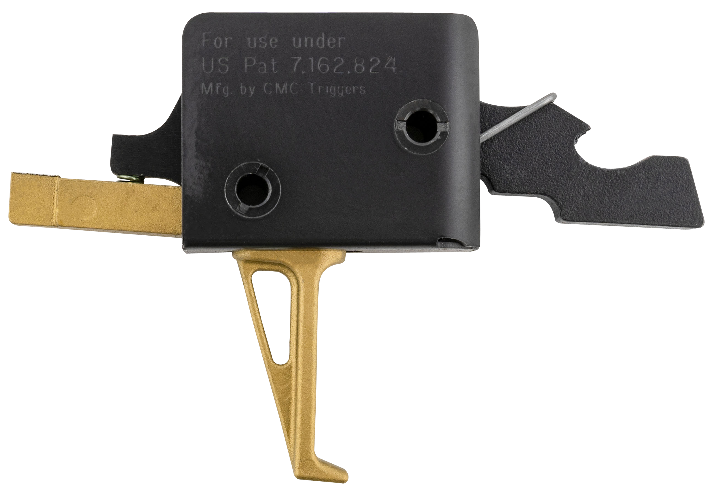 CMC Triggers Goldfinger Single Stage Trigger AR15 AR10 Flat 3.5 lb Pull Drop-In Ambidextrous