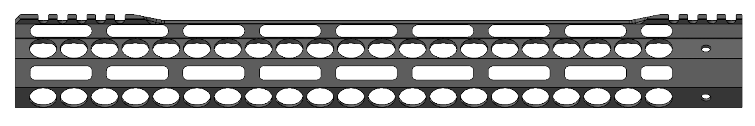 Bowden Tactical Air-Rail Standard 15in Comp Muzzle Device for Rifle Systems