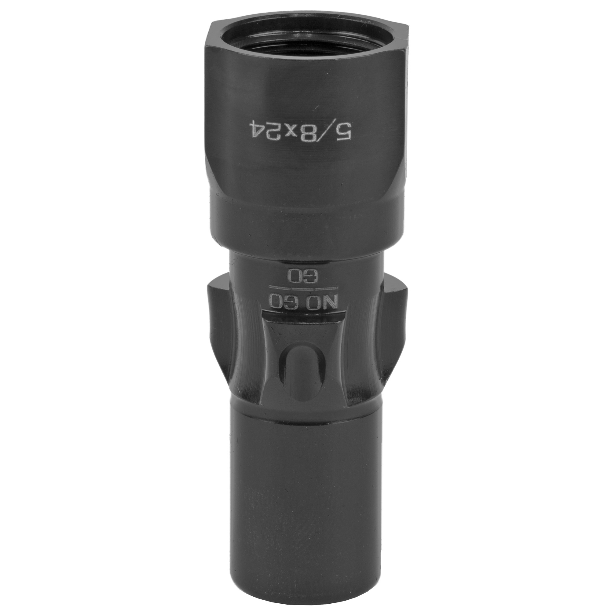 Rugged Suppressors OA006 3 Lug Adapter  9mm Luger 5/8"-24 tpi Threads, Black