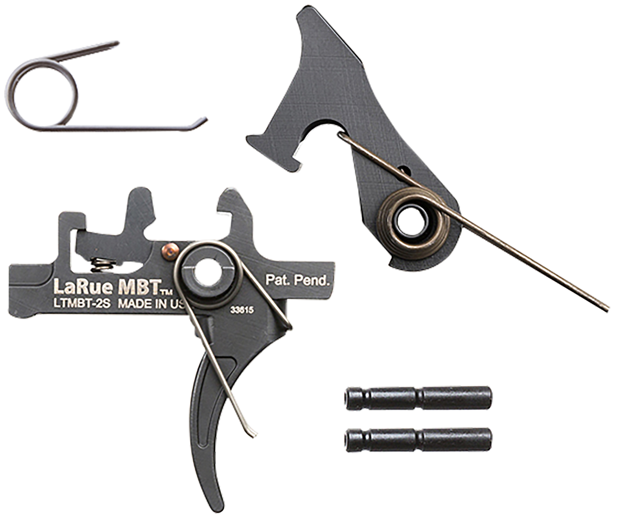 LaRue Tactical MBT-2S Two-Stage Curved Trigger AR-10 AR-15