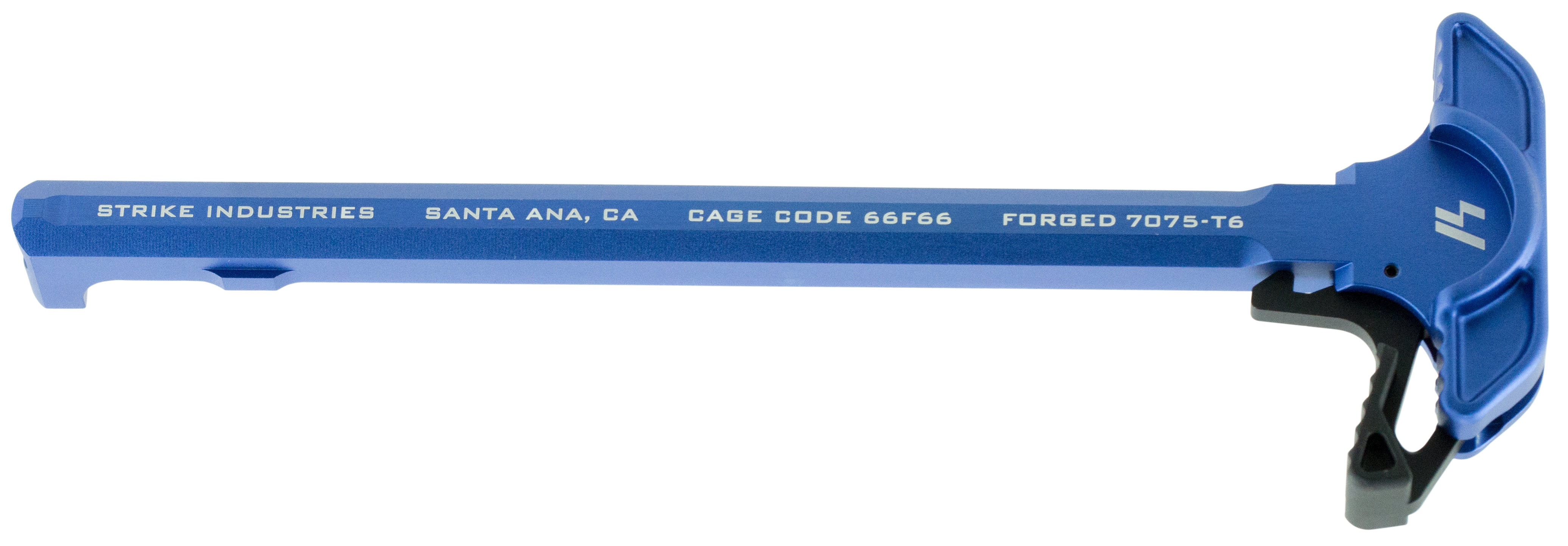 Strike Industries ARCHELBLU Extended Latch Charging Handle AR-15 Blue Anodized Aluminum