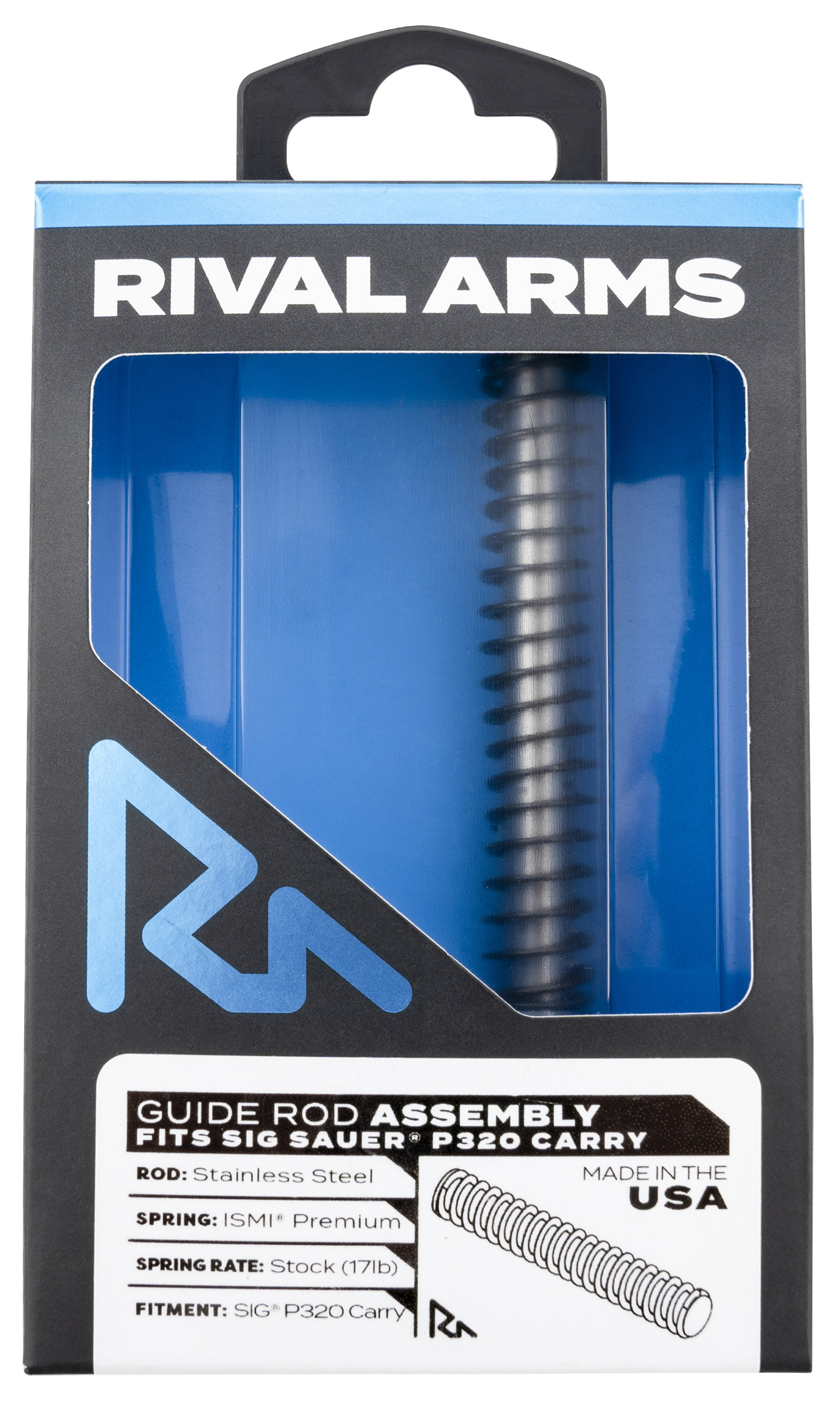 Rival Arms Stainless Steel Guide Rod Assembly for Sig P320 Carry