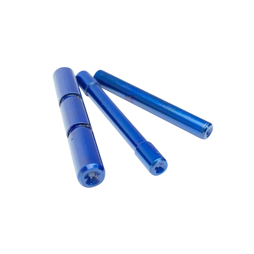 Cross Armory 3 Pin Dimpled Steel Set for Glock Gen1-3 Blue