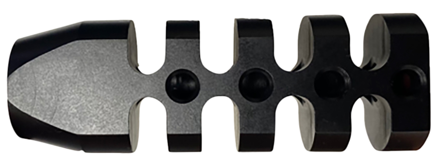 Bowden Tactical J1348351 Muzzle Brake AR-15 1/2-28 1in Black Nitride 4140 Steel