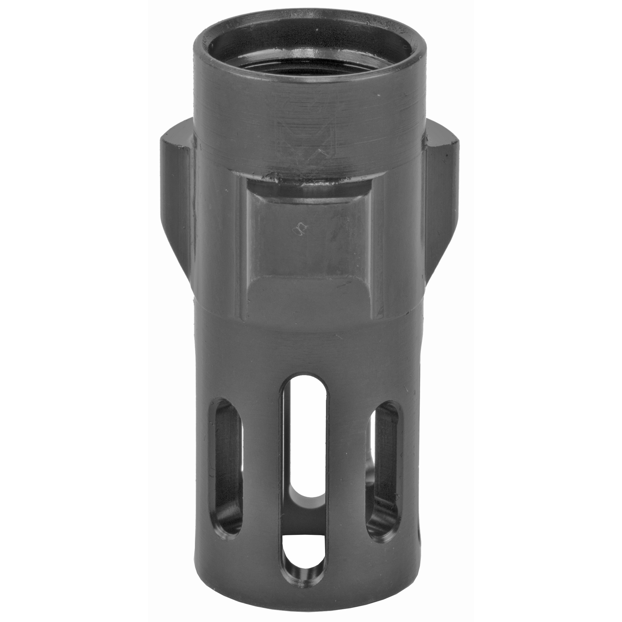 Angstadt Arms AA093LHB28 Flash Hider Steel 1/2"-28 tpi for 9mm Luger