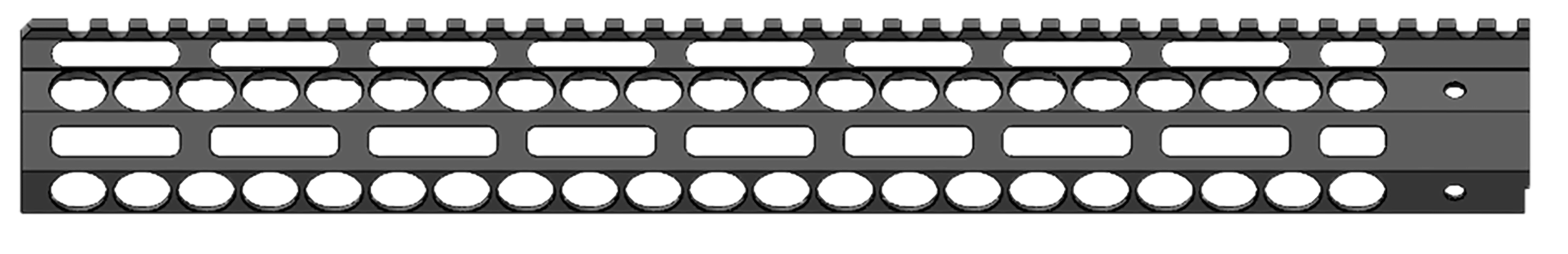 Bowden Tactical Air Rail Standard 15 FFT Free Floating Handguard for Rifles