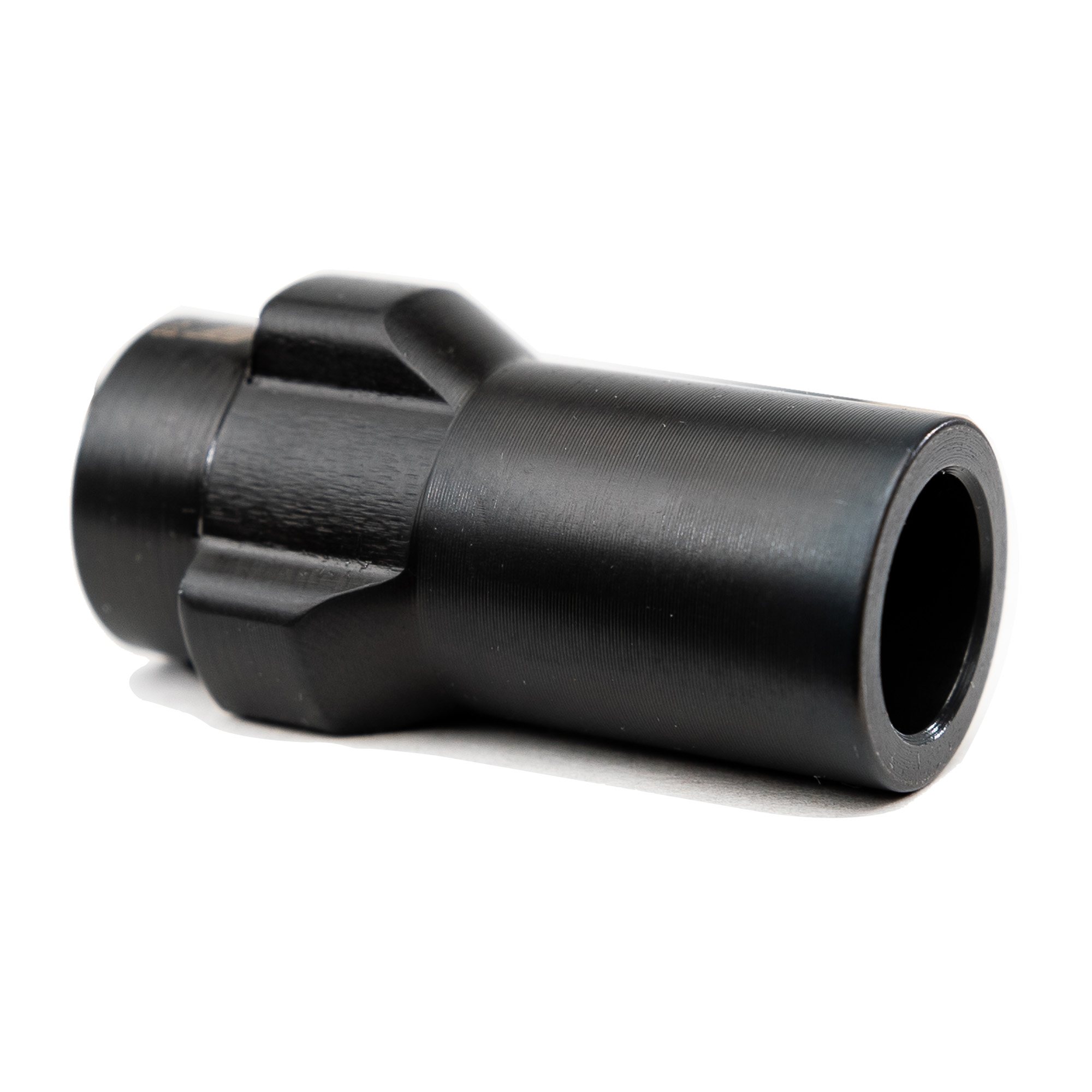 Angstadt Arms 3-Lug Muzzle Adapter 1/2x28 Threads Nitride Hardened Steel 9mm