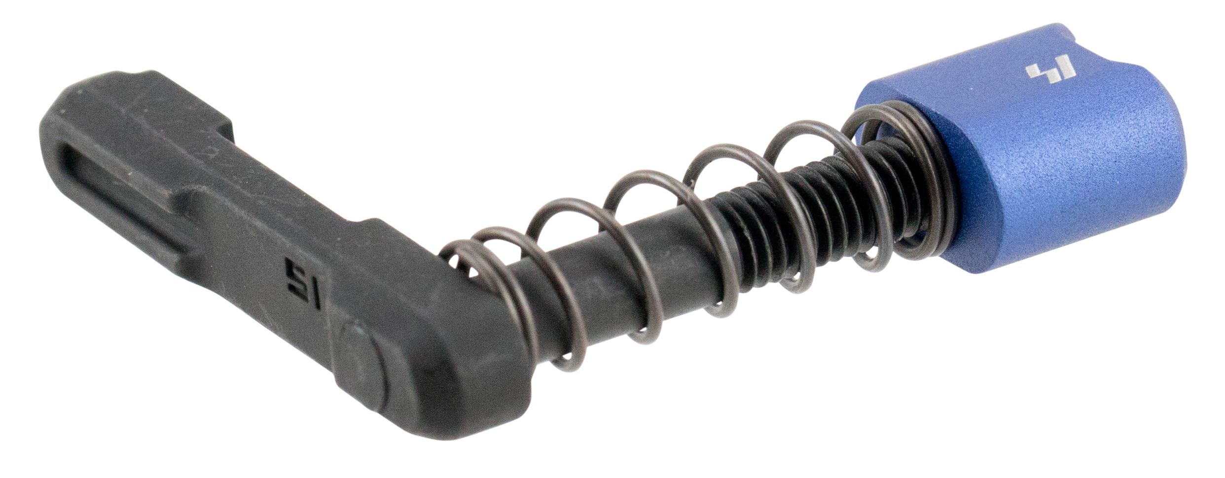 Strike Industries ARSMCBLU Magazine Catch Steel with Blue 6061-T6 Aluminum Button