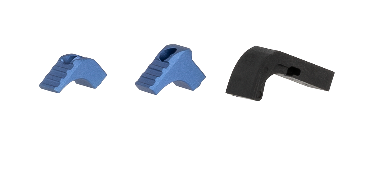 Strike Industries G4MAGRELEASEBLU Modular Magazine Release Compatible with Glock 17 19 22 23 26 27 31 35 37 39 45 Gen 4 5 Blue Aluminum